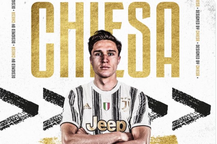 Federico Chiesa, resmi bergabung ke Juventus.