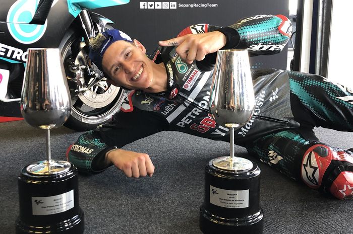 Meski sudah berhasil dua kali menang secara beruntun, Fabio Quartararo masih ogah bicara peluang juara dunia MotoGP 2020