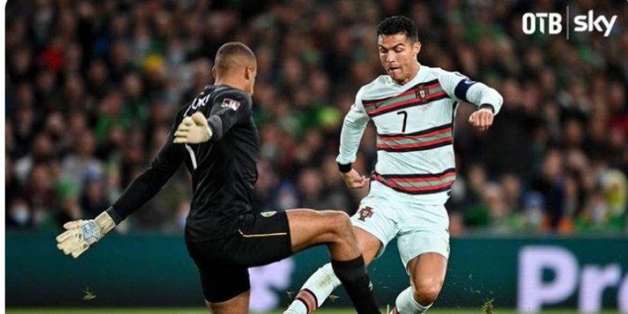 Hasil Kualifikasi Piala Dunia 2022 - Ronaldo Diserang Penonton Irlandia, Portugal Gagal Raih Poin Tiga