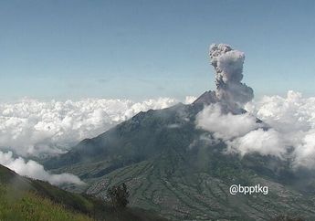 Terekam Kamera Pengawas, Begini Video Detik-detik Letusan Gunung Merapi yang Menggetarkan, Tinggi Kolom Erupsi 6 Km