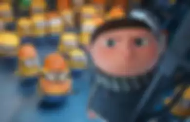 Ramai di TikTok tren nonton Minions: The Rise of Gru dengan mengenakan setelan jas dan celana hitam 