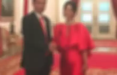 Presiden Joko Widodo dan Inul Daratista 