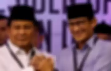 Prabowo Subianto dan Sandiaga Uno.