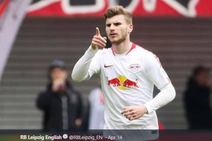 Penyerang RB Leipzig, Timo Werner.