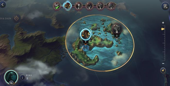 Labs di game Legends of Runeterra.