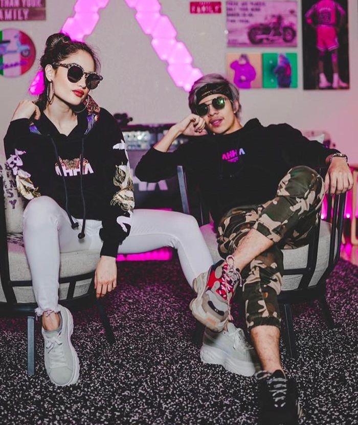 Gaya SWAG Cinta Laura dan Atta Halilintar