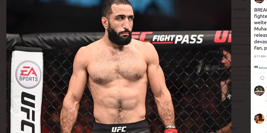Jagoan Berdarah Palestina Dapat Wejangan Khabib Nurmagomedov Jelang UFC Vegas 21