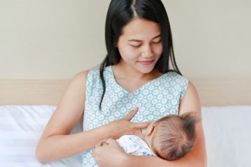 Pola diet untuk ibu yang sedang menyusui.