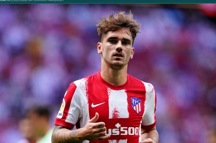 Penyerang Atletico Madrid, Antoine Griezmann.