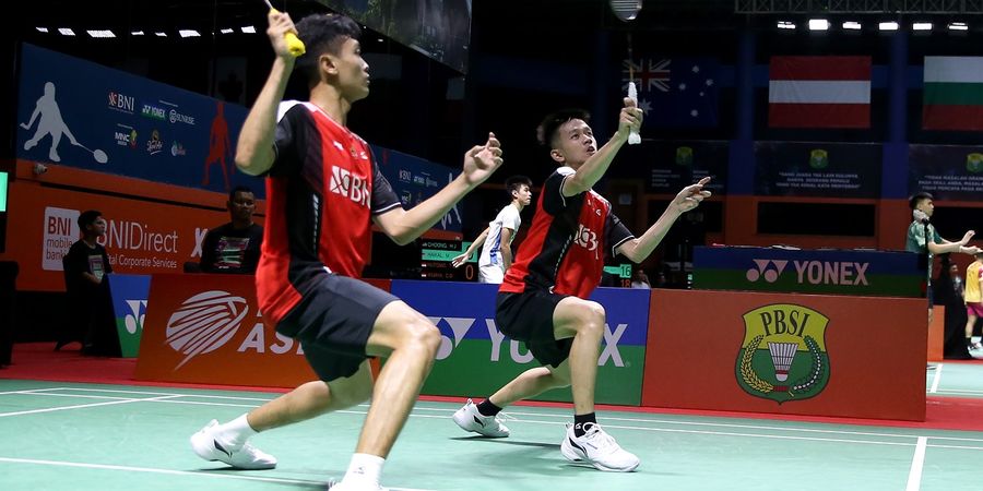 Indonesia International Challenge 2023 - Bertabur Derbi Merah Putih, 2 Tiket Semifinal Dipastikan Milik Ganda Putra Indonesia