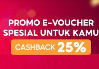 Promo Shopee, Pakai E-Voucher Buat Belanja Dapat Cashback Sampai 25%