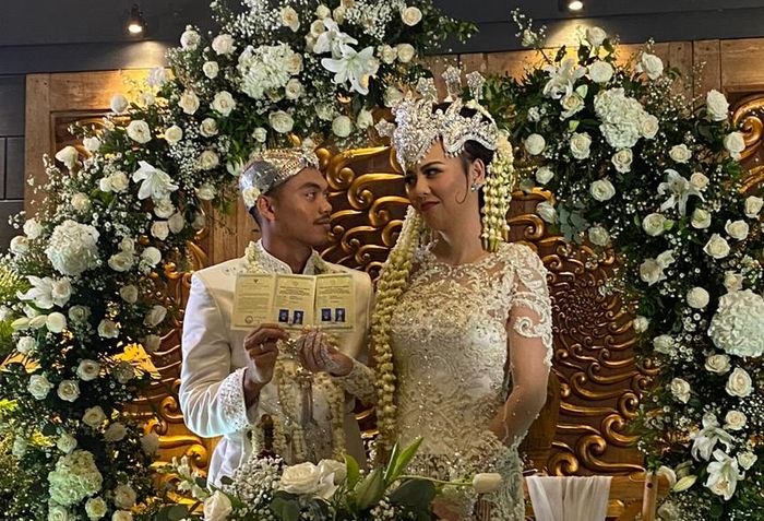 Pernikahan antara Alfath Fathier dengan Ratu Rizky Nabila.MEDIA PERSIJA