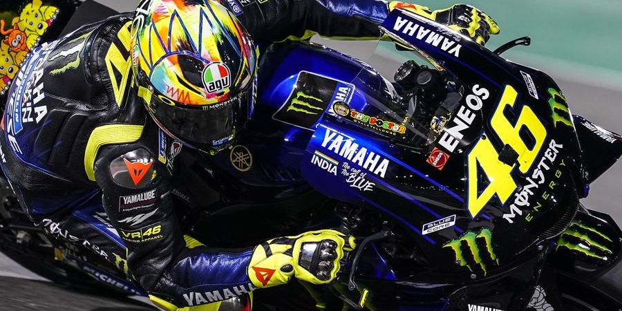 MotoGP Qatar - Tampil Spektakuler, Valentino Rossi Senang dengan Kinerja Tim Yamaha