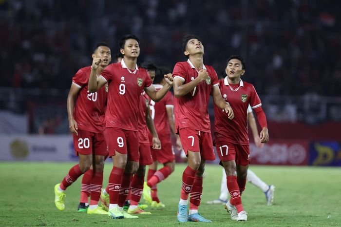 Skuad Timnas U-20 Indonesia kala berlaga di ajang Kualifikasi Piala Asia U-20 2023