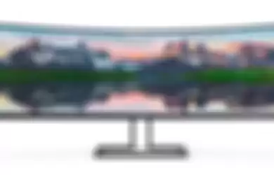 Ilustrasi monitor gaming Philips Brilliance 498P9Z