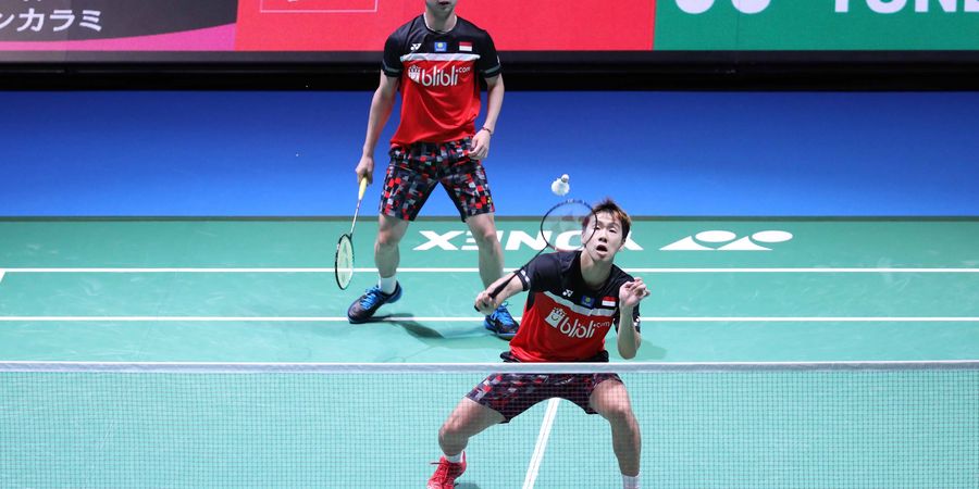 Japan Open 2019 - Marcus/Kevin Akui Bermain Terburu-buru pada Gim Ke-2