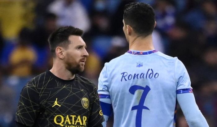 Pertemuan Lionel Messi dan Cristiano Ronaldo dalam laga di Arab Saudi.