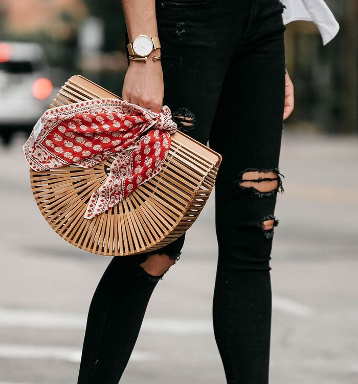 Straw bag