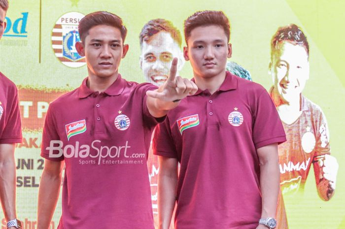 Dua pemain Persija Jakarta, yakni Firza Andika dan Syahrian Abimanyu