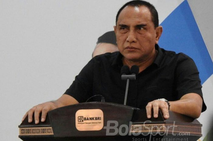  Gubernur Sumatera Utara sekaligus eks Ketum PSSI, Edy Rahmayadi turut berkomentar soal batal digelarnya Piala Dunia U-20 2023 di Indonesia.