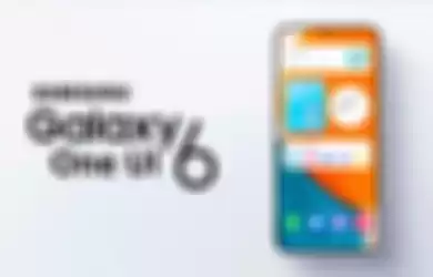 Ilustrasi sistem operasi One UI 6.0 dan Andorid 15 di hp Samsung Galaxy.