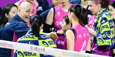 Liga Voli Korea - Lebih Sadis dari Megawati Dkk, Fisik Pemain Pink Spiders Dipermainkan