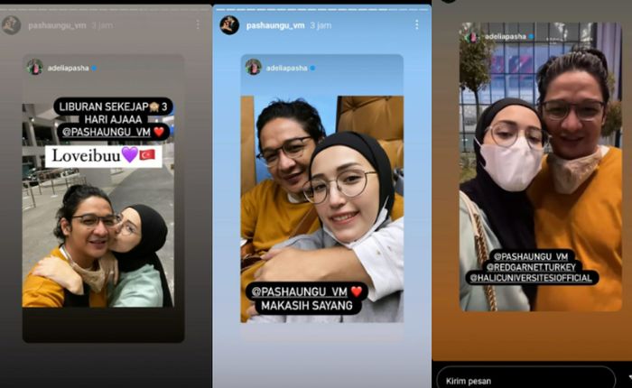 Pasha Ungu dan <a href='https://manado.tribunnews.com/tag/adelia-wilhelmina' title='Adelia Wilhelmina'>Adelia Wilhelmina</a> berniat kuliah di Turki.