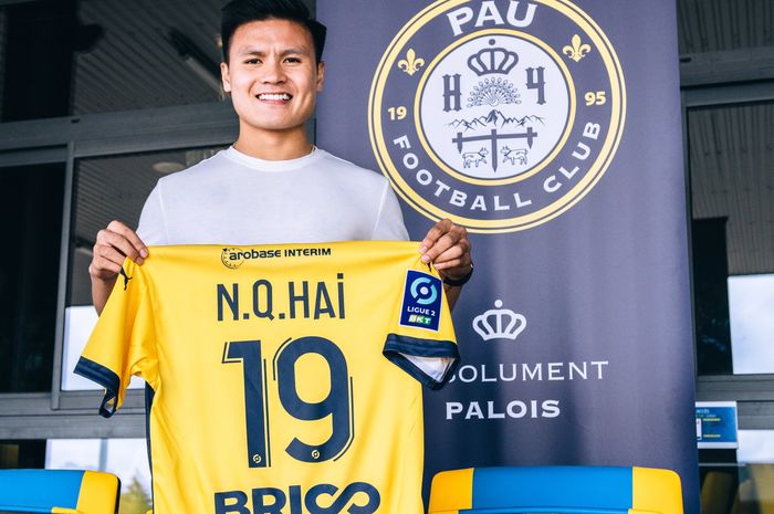 Bintang timnas Vietnam, Nguyen Quang Hai resmi gabung klub Prancis, Pau FC.