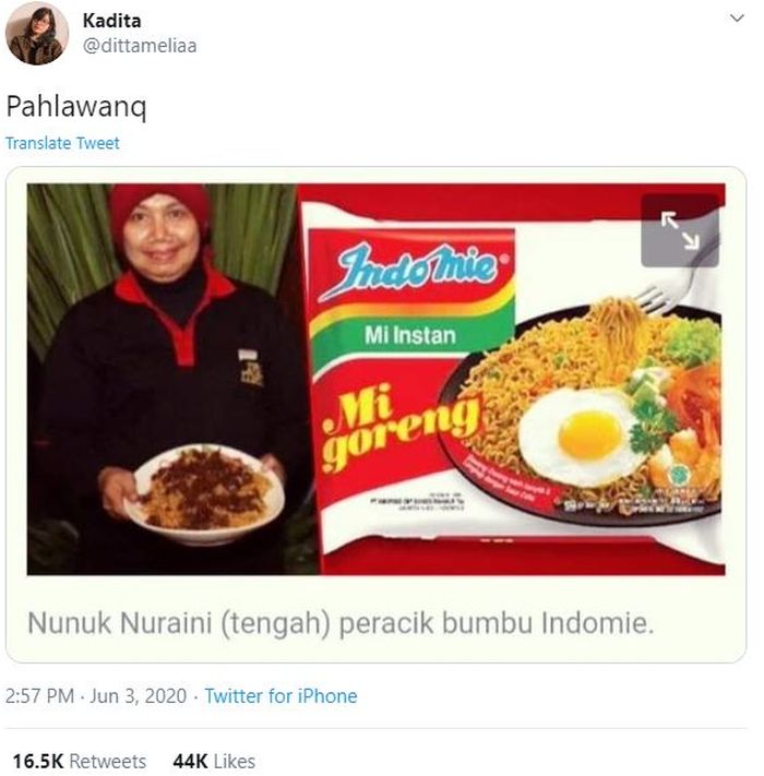 Sosok peracik bumbu mi goreng Indomie, Nunuk Nuraini