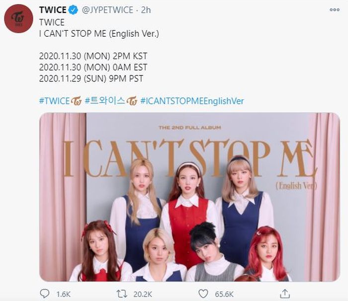 Dear Once Twice Segera Rilis I Can T Stop Me English Version Nih Semua Halaman Cewekbanget Dear Once Twice Segera Rilis I Can T Stop Me English Version Nih Semua Halaman Cewekbanget