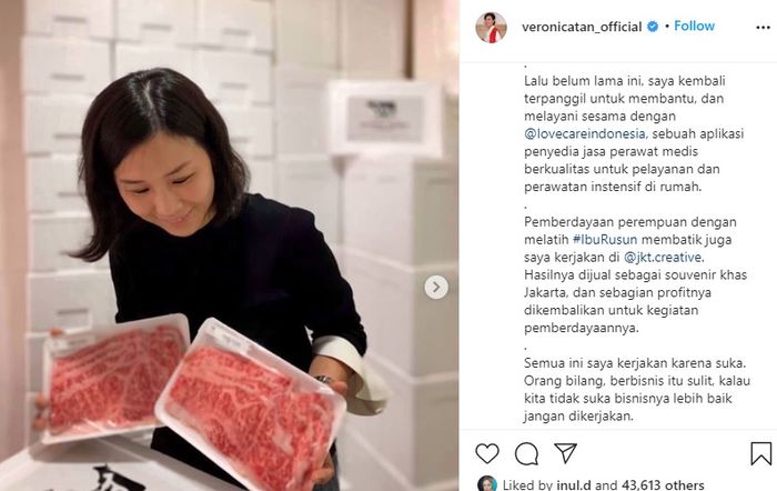 Veronica Tan ceritakan kisah hidupnya