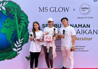 MS Glow Bagi-Bagi Tanaman di CFD Sudirman hingga Kumpulkan Sampah Plastik dan Diserahkan ke Bank Sampah Kompas Gramedia