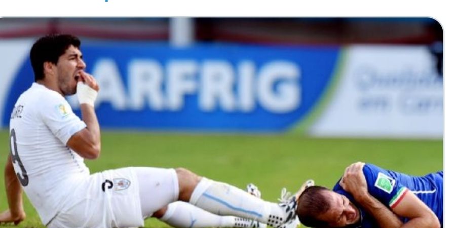 On This Day - Piala Dunia 2014, Saat Luis Suarez Jadi Vampir dan Uruguay Bikin Italia Tersingkir