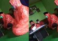 Nekat Gelar Akad Nikah Meski Harus Pakai Jas Hujan dan Masker, Penghulu Singgung Kondisi Mempelai Pria yang Berstatus ODP Covid-19: Suhu Badannya Tinggi, Ternyata Belum Sarapan