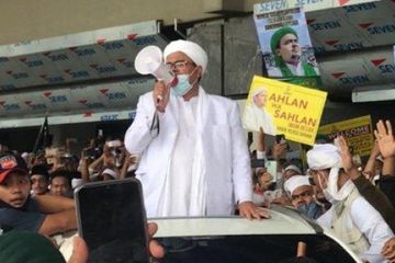 Habib Rizieq Shihab kehabisan tenaga