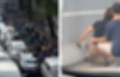 Seorang Wanita Nekat Buang Air Besar di Pinggir Jalan Gegara Terjebak Macet, Begini Kronologi Selengkapnya