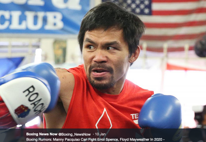 Petinju dan senator Filipina, Manny Pacquiao.