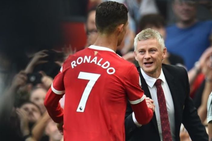 Cristiano Ronaldo dan Ole Gunnar Solskjaer.