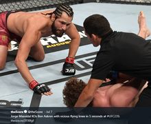 Detik-detik Kejadian 'Mengerikan' Pada Kekalahan Tercepat Dalam Sejarah UFC