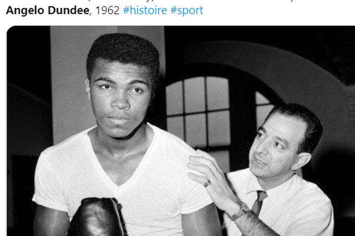 Muhammad Ali (kiri) dan Angelo Dundee (kanan)