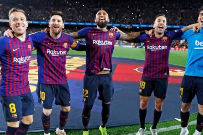 Barcelona vs Levante, Gol Semata Wayang Messi Pastikan Gelar Juara, Ini Highlight Pertandingannya!