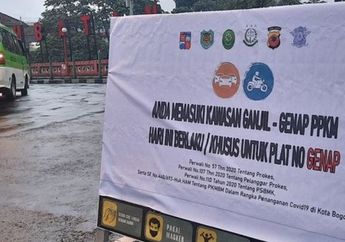 Fakta Ganjil Genap di Puncak yang Berlaku Hari Ini, Ngeri Jam Berlakunya