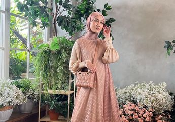 5 Model Dress Hijab Warna Cokelat Buat Idul Adha 2023. Anggun Santun!