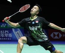 Hasil Kejuaraan Dunia 2019 - Anthony Ginting Kalah, Wakil Tunggal Putra Tinggal Satu