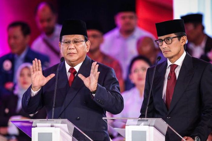 pasangan Prabowo dan Sandiaga Uno