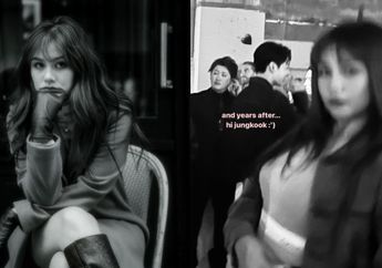 Vanesha Prescilla Foto Bareng Jungkook BTS di Acara Calvin Klein
