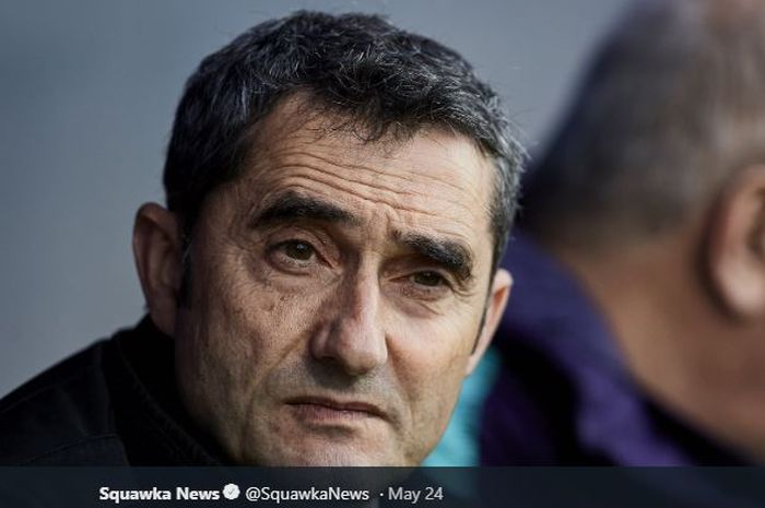 Pelatih FC Barcelona, Ernesto Valverde.