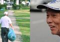 Meski Semakin Menua, Sudah 5 Tahun Kakek 84 Tahun Ini Tetap Punguti Sampah di Taman