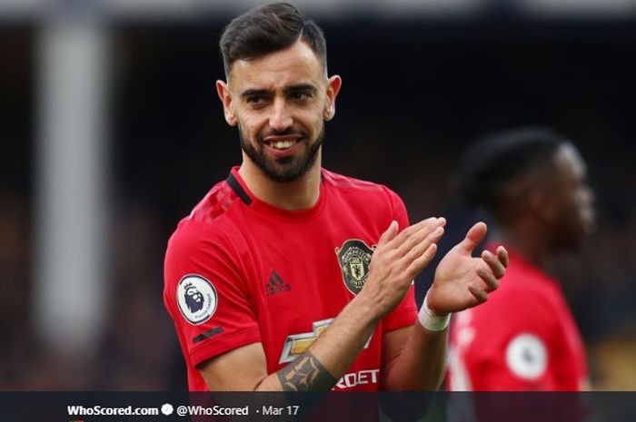 Gelandang serang Manchester United, Bruno Fernandes.