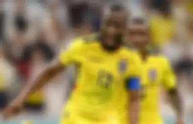Momen selebrasi Enner Valencia setelah membobol gawang Qatar di partai pembuka Piala Dunia 2022.
